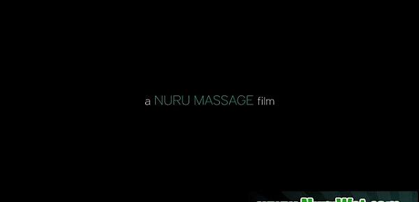  Nuru Massage WIth Busty Asian And Hardcore Fucking On Air Matress 35